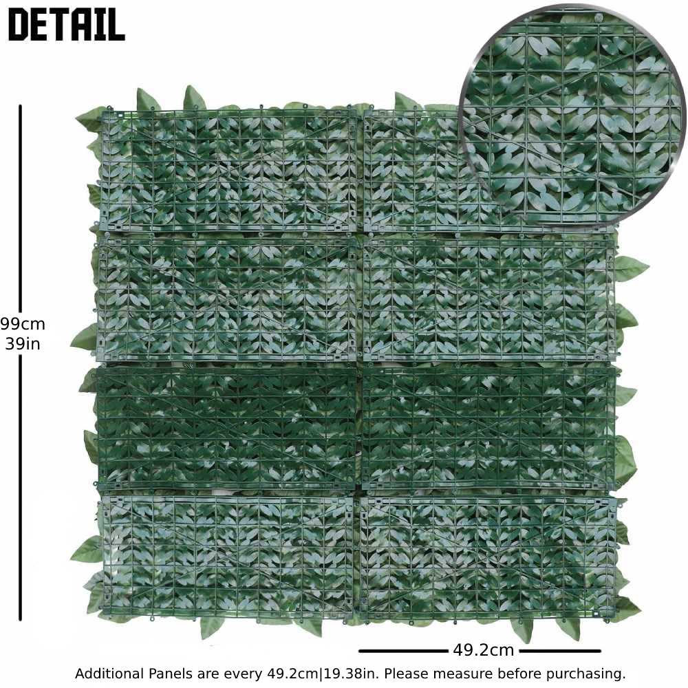 Artificial Laurel Fence