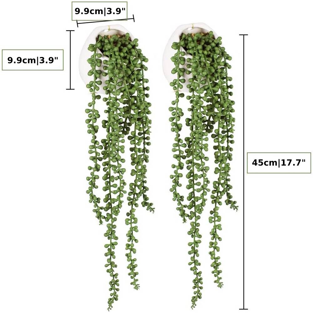 Artificial Succulents Hanging Plants