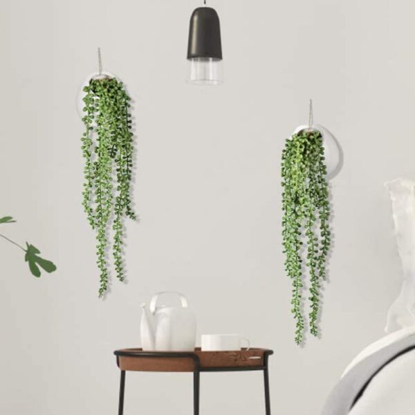 artificial succulents hanging plants